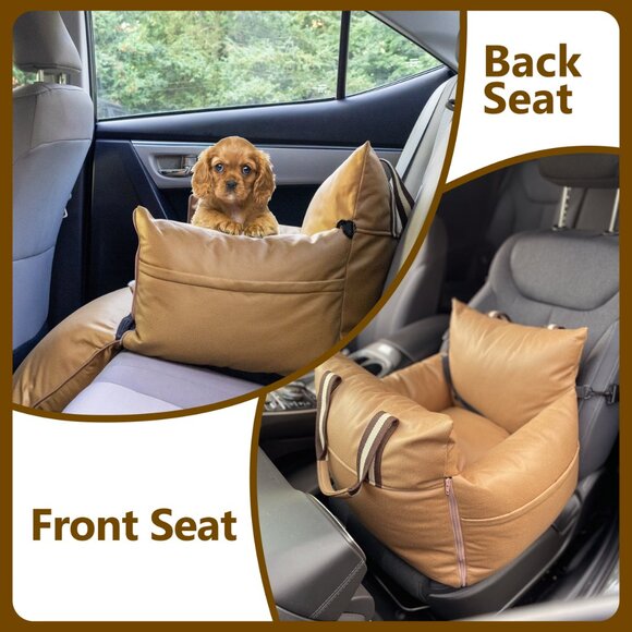 Dog Car Seat, Pet Car Seat for Small & Medium Dogs, Portable Travel Dog … - Picture 7 of 9